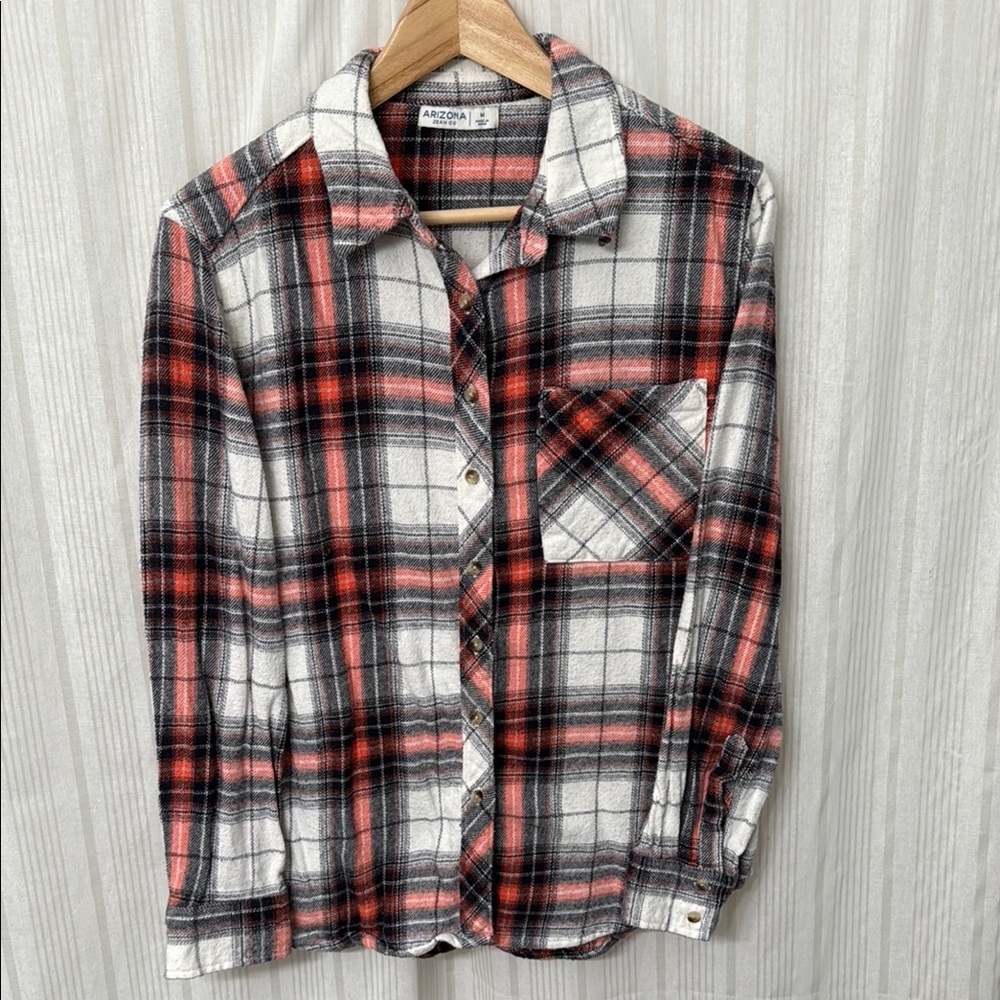 🌈5/$20 BUNDLE! Arizona Jean Co. Plaid Button Up Flannel